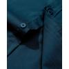imageAlimens ampamp Gentle Mens Dress Shirt Regular Fit Stretch Stain Shield Long Sleeve Solid Business Wedding Button Down ShirtsDeep Sea