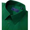 imageAlimens ampamp Gentle Mens Dress Shirt Regular Fit Stretch Stain Shield Long Sleeve Solid Business Wedding Button Down ShirtsGreen