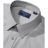 imageAlimens ampamp Gentle Mens Dress Shirt Regular Fit Stretch Stain Shield Long Sleeve Solid Business Wedding Button Down ShirtsGrey