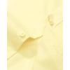 imageAlimens ampamp Gentle Mens Dress Shirt Regular Fit Stretch Stain Shield Long Sleeve Solid Business Wedding Button Down ShirtsLight Yellow