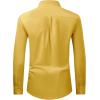 imageAlimens ampamp Gentle Mens Dress Shirt Regular Fit Stretch Stain Shield Long Sleeve Solid Business Wedding Button Down ShirtsMustard Yellow
