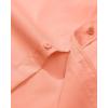 imageAlimens ampamp Gentle Mens Dress Shirt Regular Fit Stretch Stain Shield Long Sleeve Solid Business Wedding Button Down ShirtsOrange