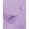 imageAlimens ampamp Gentle Mens Dress Shirt Regular Fit Stretch Stain Shield Long Sleeve Solid Business Wedding Button Down ShirtsPink Purple