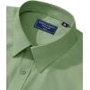 imageAlimens ampamp Gentle Mens Dress Shirt Regular Fit Stretch Stain Shield Long Sleeve Solid Business Wedding Button Down ShirtsSage Green