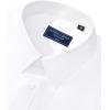 imageAlimens ampamp Gentle Mens Dress Shirt Regular Fit Stretch Stain Shield Long Sleeve Solid Business Wedding Button Down ShirtsWhite
