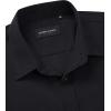 imageAlimens ampamp Gentle Mens Short Sleeve Dress Shirt Wrinkle Free Solid Casual Button Down Shirts for Summer Business WeddingBlack