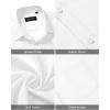 imageAlimens ampamp Gentle Mens Short Sleeve Dress Shirt Wrinkle Free Solid Casual Button Down Shirts for Summer Business WeddingWhite