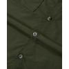 imageAlimens ampamp Gentle Short Sleeve Fishing Shirt Wicking Fabric Sun Protection Casual Button Down ShirtsArmy Green