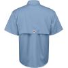 imageAlimens ampamp Gentle Short Sleeve Fishing Shirt Wicking Fabric Sun Protection Casual Button Down ShirtsBlue