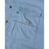 imageAlimens ampamp Gentle Short Sleeve Fishing Shirt Wicking Fabric Sun Protection Casual Button Down ShirtsBlue