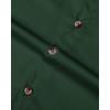 imageAlimens ampamp Gentle Short Sleeve Fishing Shirt Wicking Fabric Sun Protection Casual Button Down ShirtsDark Green