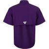 imageAlimens ampamp Gentle Short Sleeve Fishing Shirt Wicking Fabric Sun Protection Casual Button Down ShirtsDark Purple