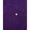 imageAlimens ampamp Gentle Short Sleeve Fishing Shirt Wicking Fabric Sun Protection Casual Button Down ShirtsDark Purple