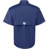 imageAlimens ampamp Gentle Short Sleeve Fishing Shirt Wicking Fabric Sun Protection Casual Button Down ShirtsNavy