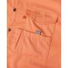 imageAlimens ampamp Gentle Short Sleeve Fishing Shirt Wicking Fabric Sun Protection Casual Button Down ShirtsOrange