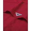 imageAlimens ampamp Gentle Short Sleeve Fishing Shirt Wicking Fabric Sun Protection Casual Button Down ShirtsRed