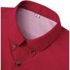 imageAlimens ampamp Gentle Short Sleeve Fishing Shirt Wicking Fabric Sun Protection Casual Button Down ShirtsRed