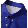 imageAlimens ampamp Gentle Short Sleeve Fishing Shirt Wicking Fabric Sun Protection Casual Button Down ShirtsRoyal Blue