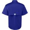 imageAlimens ampamp Gentle Short Sleeve Fishing Shirt Wicking Fabric Sun Protection Casual Button Down ShirtsRoyal Blue