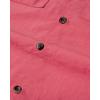 imageAlimens ampamp Gentle Short Sleeve Fishing Shirt Wicking Fabric Sun Protection Casual Button Down ShirtsSalmon