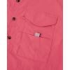 imageAlimens ampamp Gentle Short Sleeve Fishing Shirt Wicking Fabric Sun Protection Casual Button Down ShirtsSalmon