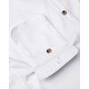 imageAlimens ampamp Gentle Short Sleeve Fishing Shirt Wicking Fabric Sun Protection Casual Button Down ShirtsWhite