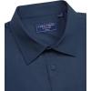 imageAlimens ampamp Gentle Mens Short Sleeve Dress Shirts Regular Fit Stretch WrinkleResistant Button Down ShirtsDenim Blue