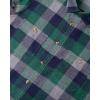 imageAlimens ampamp Gentle Mens Button Down Regular Fit Long Sleeve Plaid Flannel Casual ShirtsGreen Grey Plaid