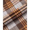 imageAlimens ampamp Gentle Mens Button Down Regular Fit Long Sleeve Plaid Flannel Casual ShirtsLight Brown Yelaid