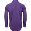 imageAlimens ampamp Gentle Mens Dress Shirts Long Sleeve WrinkleFree Stretch Shirts Solid Formal Button Down Shirt with PocketAg Purple