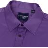 imageAlimens ampamp Gentle Mens Dress Shirts Long Sleeve WrinkleFree Stretch Shirts Solid Formal Button Down Shirt with PocketAg Purple