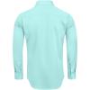 imageAlimens ampamp Gentle Mens Dress Shirts Long Sleeve WrinkleFree Stretch Shirts Solid Formal Button Down Shirt with PocketMint Green