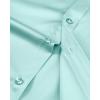 imageAlimens ampamp Gentle Mens Dress Shirts Long Sleeve WrinkleFree Stretch Shirts Solid Formal Button Down Shirt with PocketMint Green