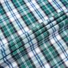 imageAlimens ampamp Gentle Mens Plaid Button Down Shirts Cotton Long Sleeve Dress Shirts Regular Fit Gingham ShirtsGreen White Checked