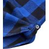 imageAlimens ampamp Gentle Womens Plaid Flannel Shirts Long Sleeve Roll Up Casual Button Down ShirtBlue Black