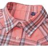 imageAlimens ampamp Gentle Womens Plaid Flannel Shirts Long Sleeve Roll Up Casual Button Down ShirtRed Grey