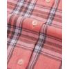 imageAlimens ampamp Gentle Womens Plaid Flannel Shirts Long Sleeve Roll Up Casual Button Down ShirtRed Grey