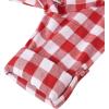 imageAlimens ampamp Gentle Womens Plaid Flannel Shirts Long Sleeve Roll Up Casual Button Down ShirtRed White