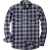Grey Navy Plaid