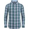 imageAlimens ampamp Gentle Mens Plaid Button Down Shirts Cotton Long Sleeve Dress Shirts Regular Fit Gingham ShirtsGreen White Checked