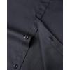 imageAlimens ampamp Gentle Mens Dress Shirts French Cuff Long Sleeve Regular Fit Formal Tuxedo Cufflinks ShirtBlack
