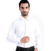 imageAlimens ampamp Gentle Mens Dress Shirts French Cuff Long Sleeve Regular Fit Formal Tuxedo Cufflinks ShirtWhite