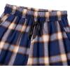 imageAlimens ampamp Gentle Mens Heavyweight Flannel Plaid Pajama Pants 100 Cotton Sleep Lounge PantDark Blue