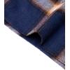 imageAlimens ampamp Gentle Mens Heavyweight Flannel Plaid Pajama Pants 100 Cotton Sleep Lounge PantDark Blue