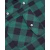 imageAlimens ampamp Gentle Mens Button Down Regular Fit Long Sleeve Plaid Flannel Casual Shirts Green Black