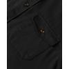 imageAlimens ampamp Gentle Mens Solid Flannel Shirt Work Long Sleeve Casual Button Down Shirts Outdoor Cotton Warm ShacketBlack