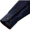 imageAlimens ampamp Gentle Mens Solid Flannel Shirt Work Long Sleeve Casual Button Down Shirts Outdoor Cotton Warm ShacketNavy Blue