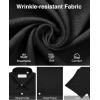 imageAlimens ampamp Gentle Mens Linen Shirts Short Sleeve Button Down Shirts Wrinkle Free Casual Vacation Beach Summer TopsBlack