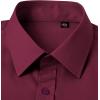 image:imageAlimens amp Gentle French Cuff Regular Fit Dress Shirts Cufflink IncludedFlexred Flame