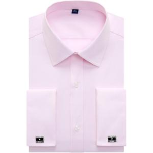 image:imageAlimens amp Gentle French Cuff Regular Fit Dress Shirts Cufflink IncludedPink
